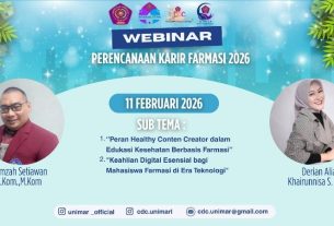 Webinar Perencanaan Karir Fakultas Farmasi